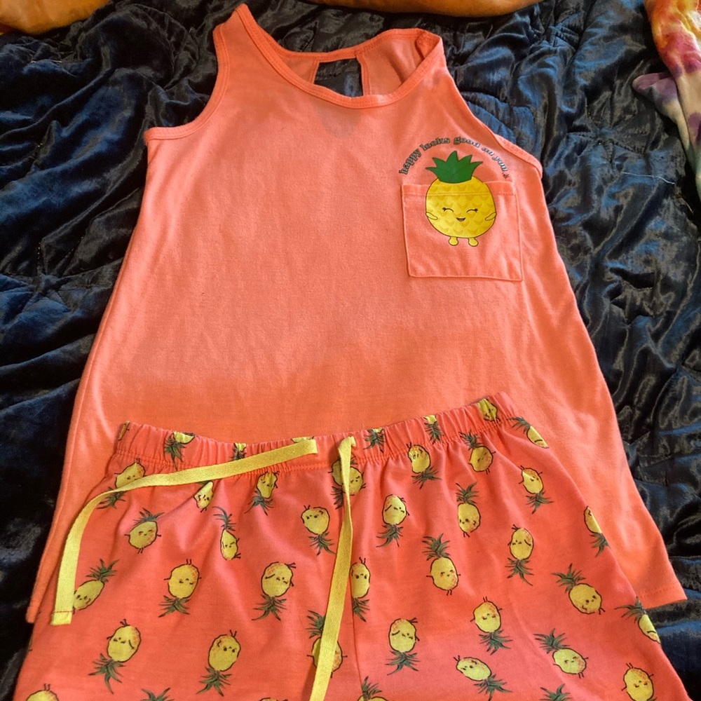 Justice pineapple pajamas